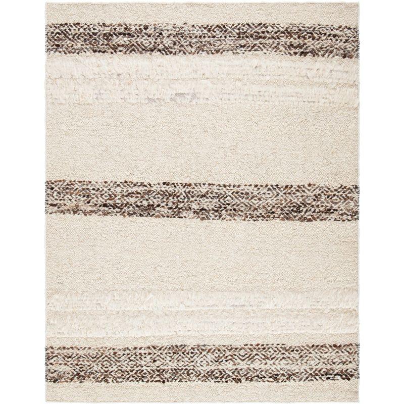 Natura NAT321 Hand Woven Area Rug - Ivory/Brown - 4'x6' - Safavieh.