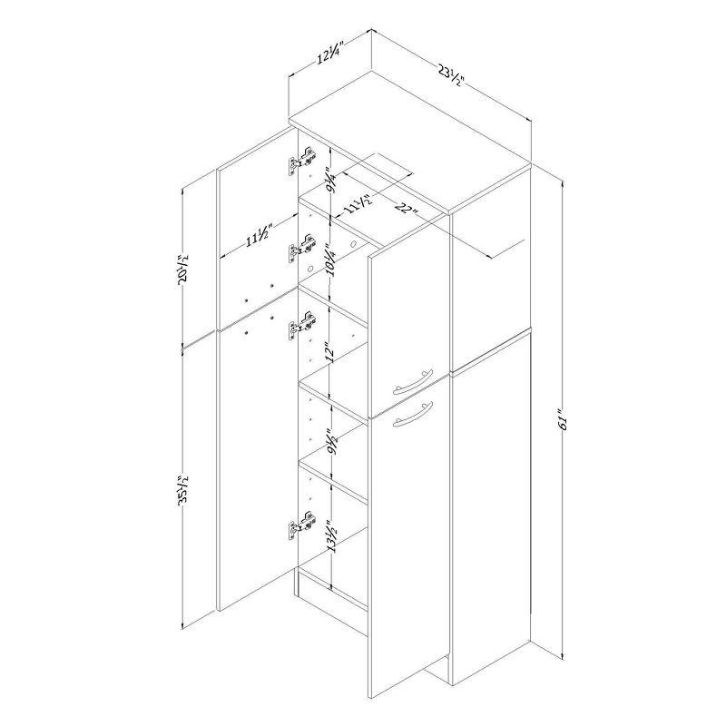 Axess 61'' Kitchen Pantry