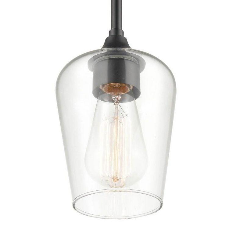 Ashford Brushed Nickel Mini Globe Pendant Light - 38" Height