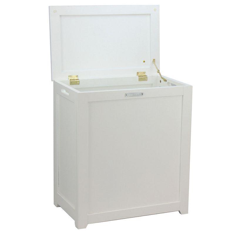 Wood Cabinet Laundry Hamper with Handles