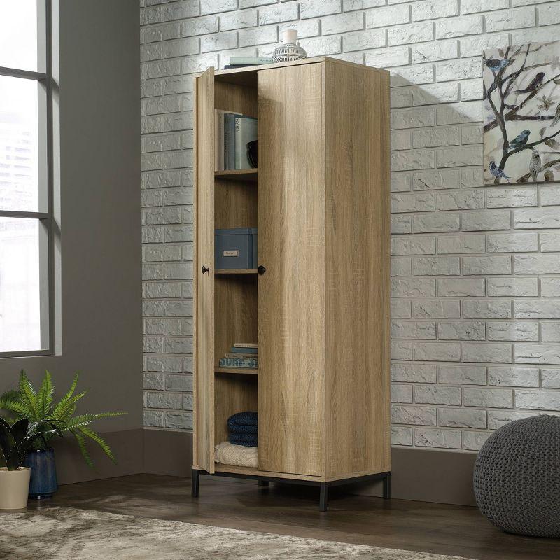 Charter Oak Tall Storage Cabinet with Adjustable Shelves