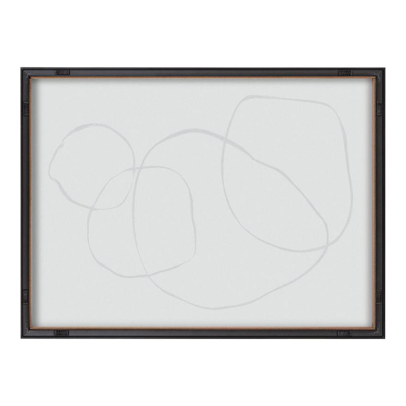 18" x 24" Blake 869 Going In Circles Framed Printed Glass - Kate & Laurel All Things Decor