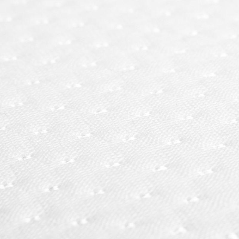 White Noise Megan Waterproof Fitted Mattress Protector Mattress Protector Case Pack