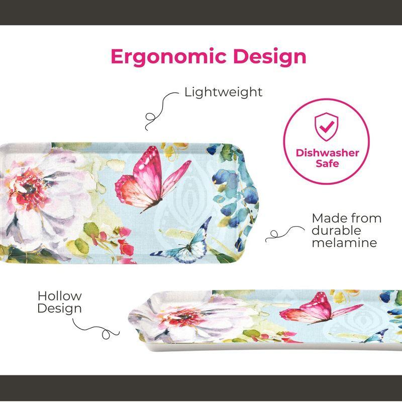 Pimpernel Pimpernel Colorful Breeze Melamine Sandwich Tray 15.1 X6.5"