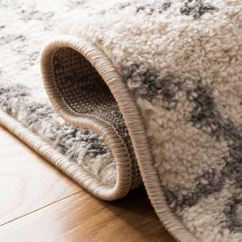 Tulum TUL229 Power Loomed Area Rug - Ivory/Grey - 9'x9' - Safavieh.