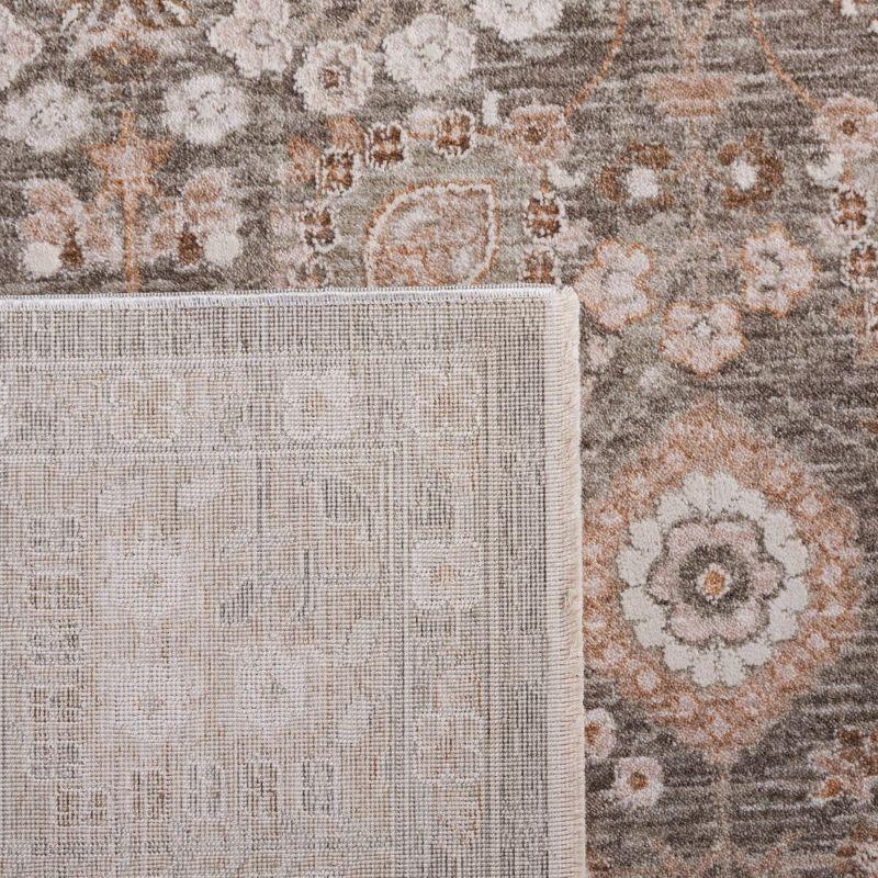 Willow Sage and Beige 4' x 6' Synthetic Oriental Area Rug