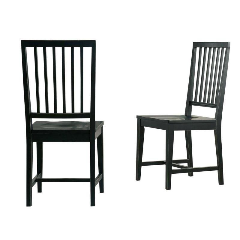 Set of 2 Vienna Wood Dining Armless Chairs - Alaterre Furniture