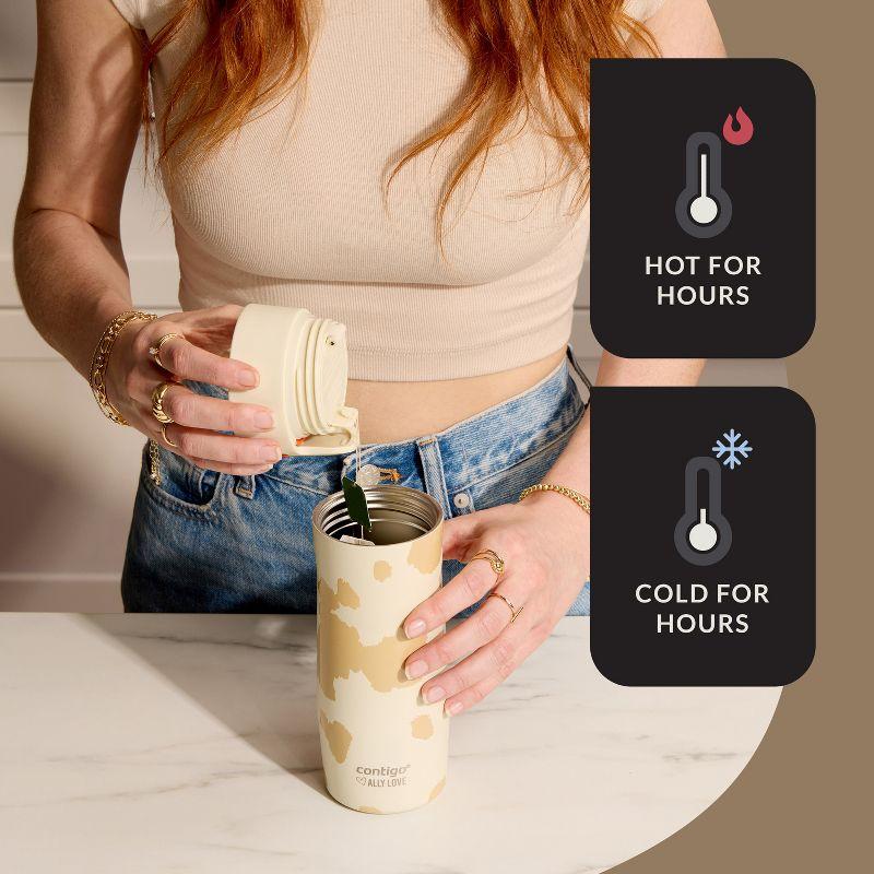 Contigo Contigo x Ally Love AUTOSEAL West Loop Vac-Insulated Stainless Steel Travel Mug+Easy-Clean Lid, 16oz