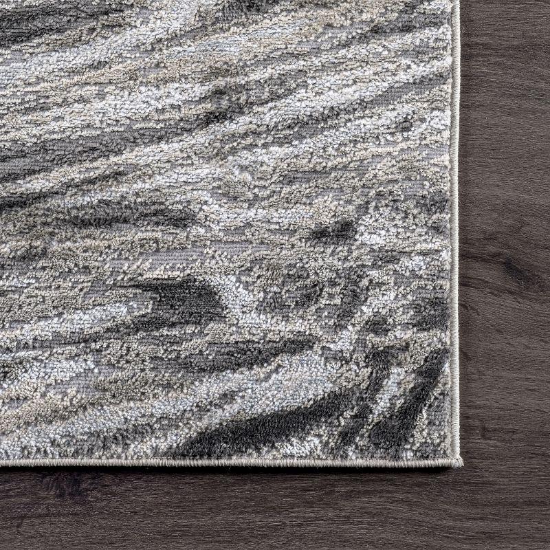 Nuloom Drea Marble Abstract Indoor Area Rug, Gray, 5'x8'