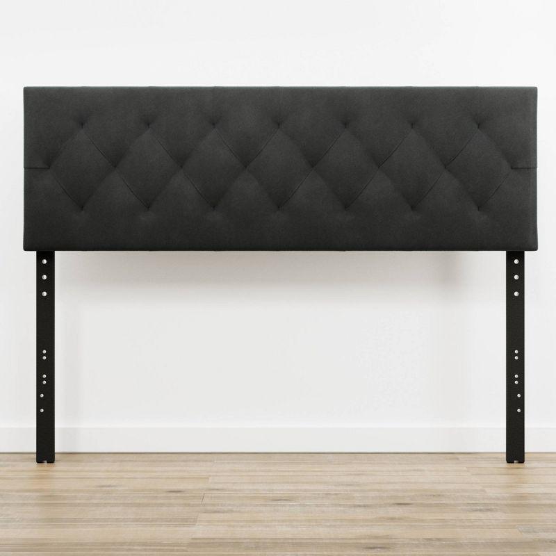Jane Adjustable Velvet Upholstered Headboard - Brookside Home
