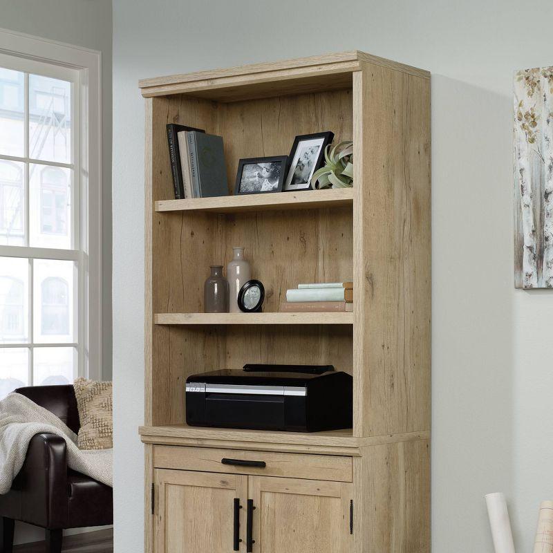 41.33" Sauder Aspen Post Prime Oak Bookshelf: Adjustable, Home Office Storage