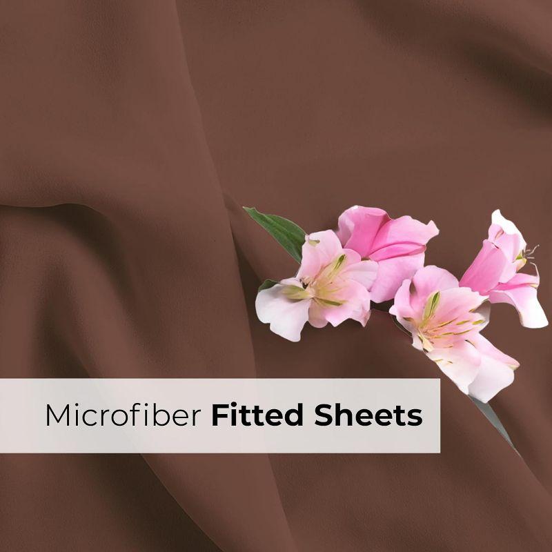 Microfiber Fitted Sheet 18" - 24" Inch Extra Deep Pocket - CGK Linens