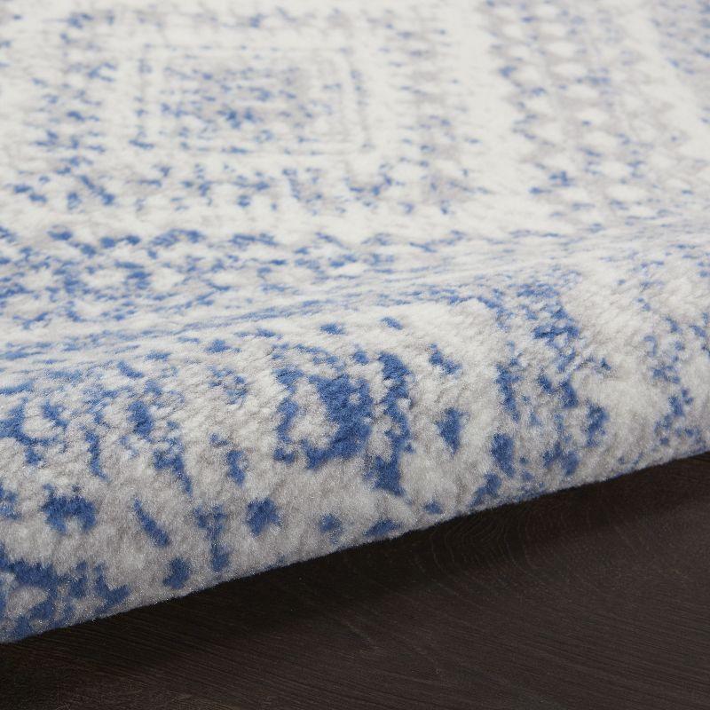 Nourison Whimsicle WHS17 Indoor only Area Rug - Ivory Blue 2' x 3'