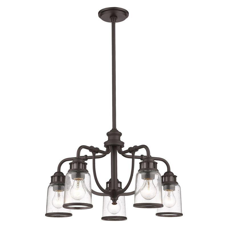 Livex Lighting Lawrenceville 5 - Light Chandelier in  Bronze