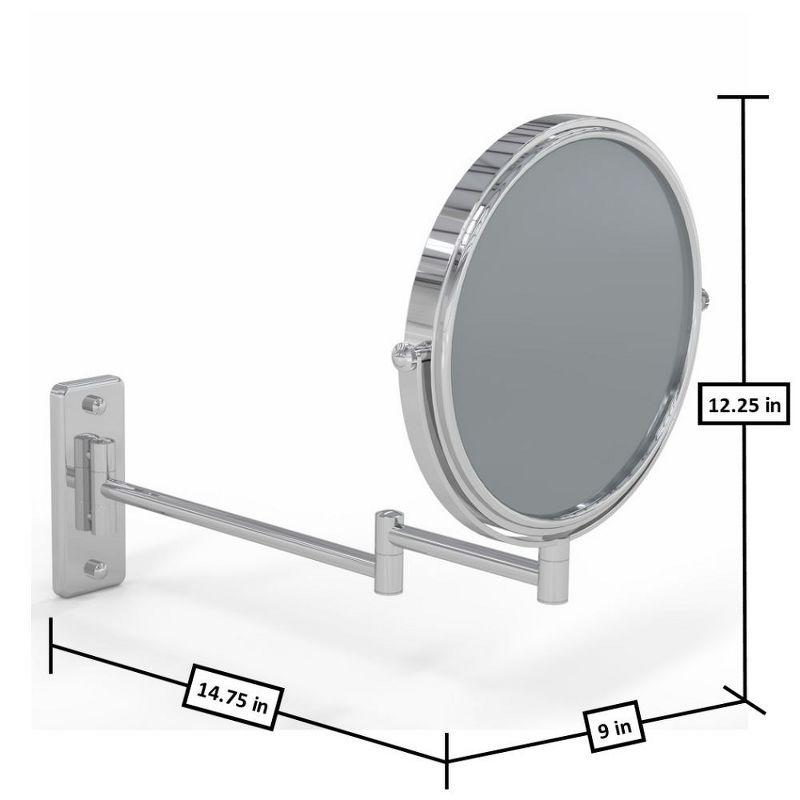 Mirror Image Modern & Contemporary Magnifying Makeup / Shaving Mirror