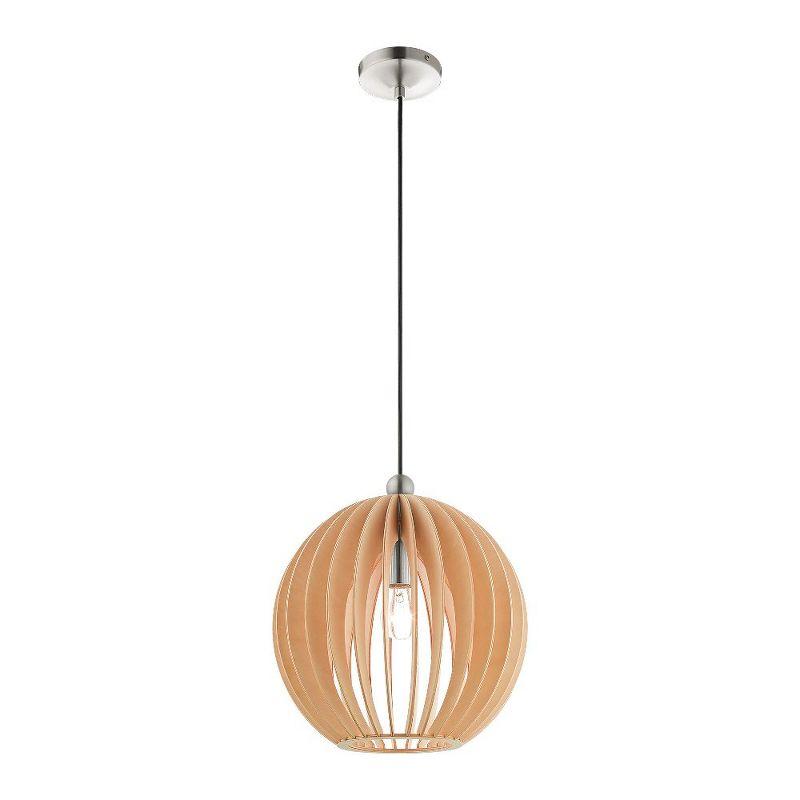 Livex Lighting Pendants 1 - Light Pendant in  Brushed Nickel