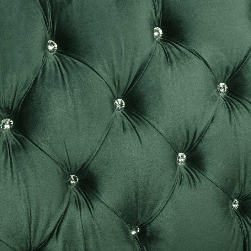 76&#34; Iberis Sofa Green Velvet - Acme Furniture