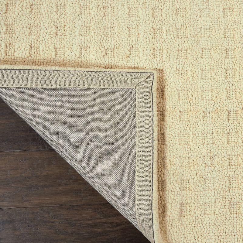 Nourison Perris Textured Indoor Area Rug Ivory 6'6" x 9'6"