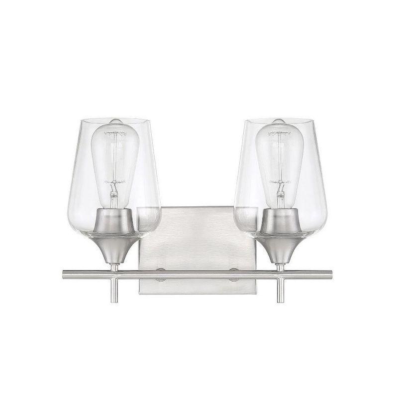 Savoy House Octave 2 - Light Vanity in  Satin Nickel