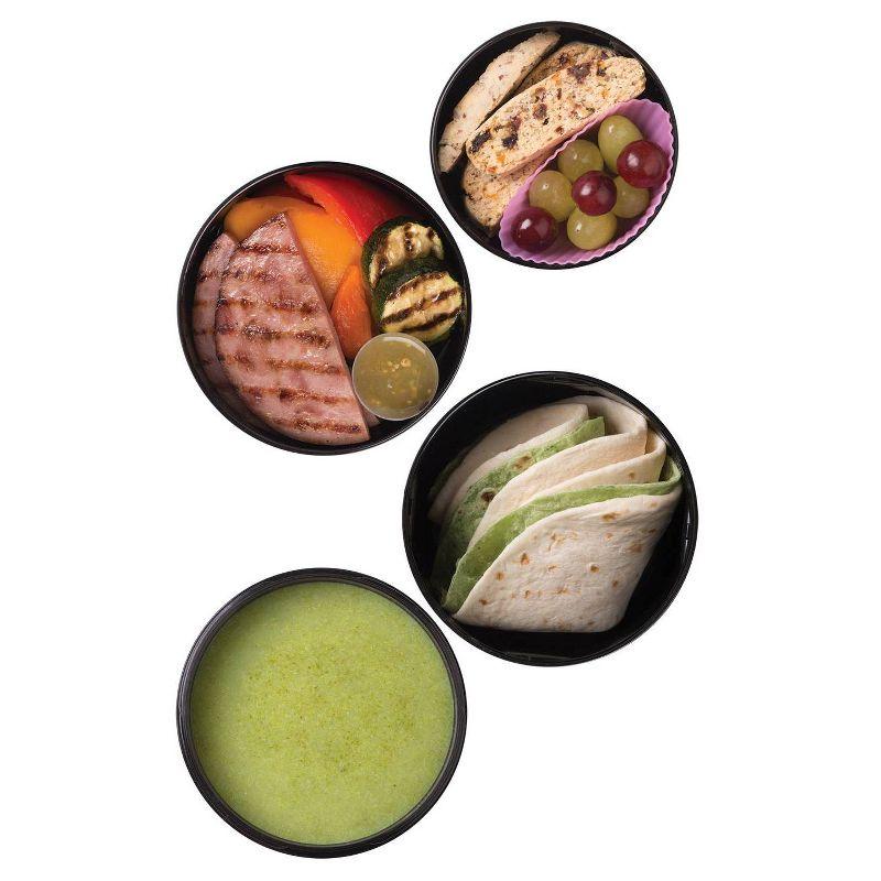 Mr. Bento® Stainless Steel 4 Container Food Storage Set