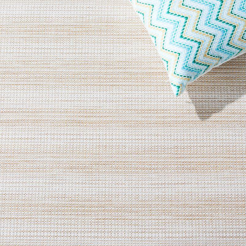 Hampton HTN231 Power Loomed Indoor/Outdoor Area Rug - Natural - 5'1"x7'6" - Safavieh.