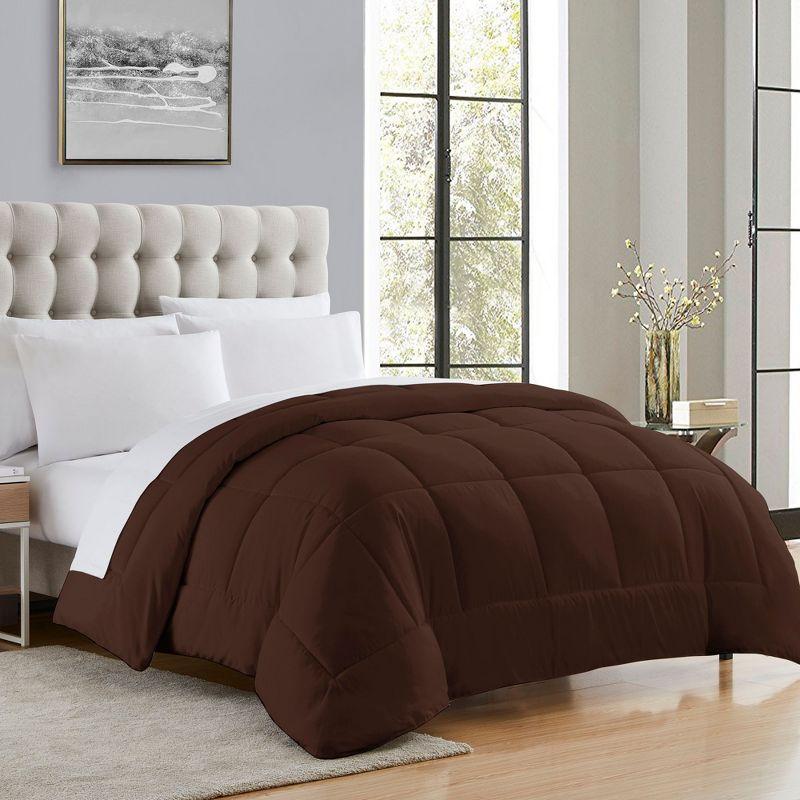 Down Alternative All-Season Comforter by Sweet Home Collection® - Queen, Brown