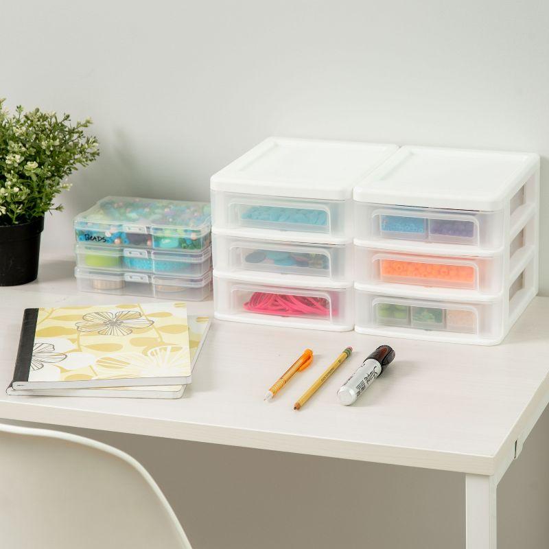 Plastic Desk Organizer Set