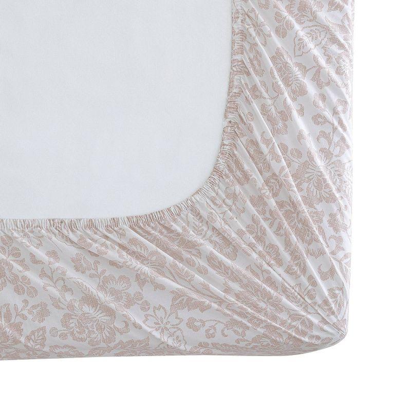 Printed Pattern Percale Cotton Sheet Set - Stone Cottage