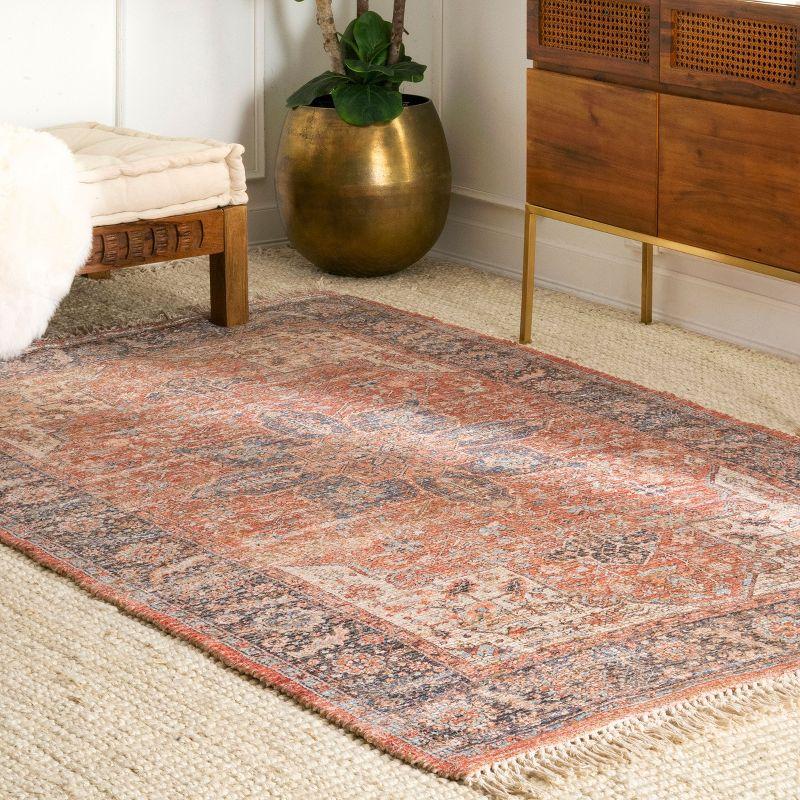 Lauren Liess x Rugs Persian Medallion Tassel Area Rug