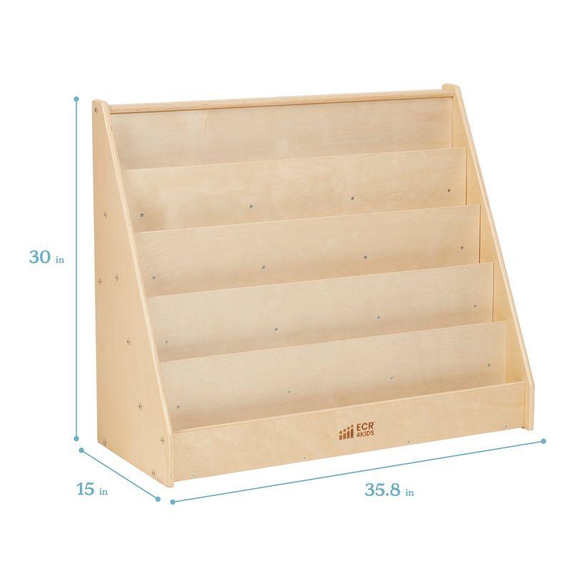 ECR4Kids Single-Sided Book Display, Classroom Bookshelf