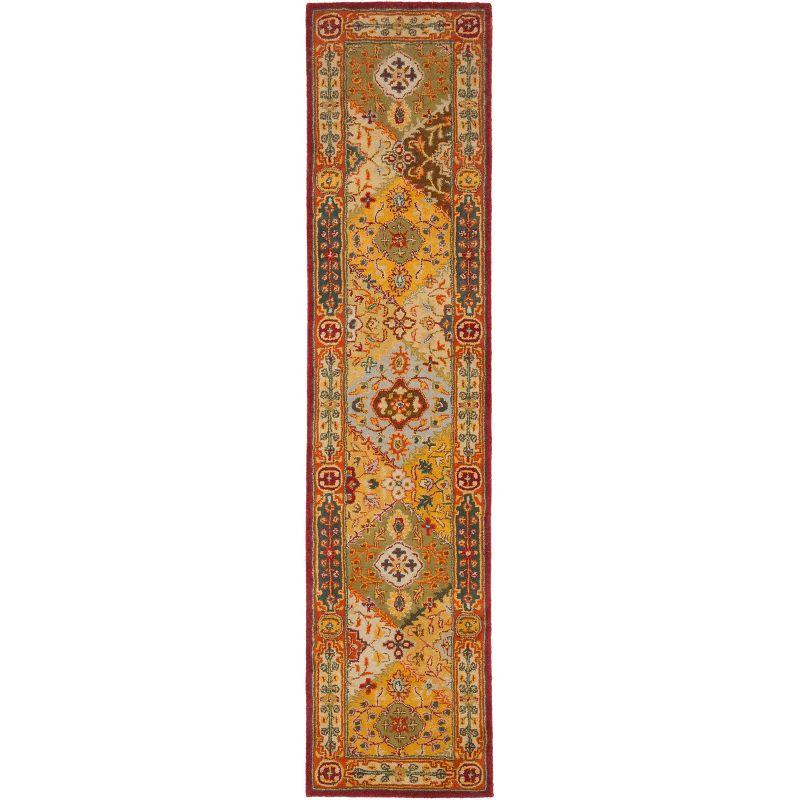 Heritage HG512 Handmade Runner Rug - 2'3"x16' - Multi - Safavieh