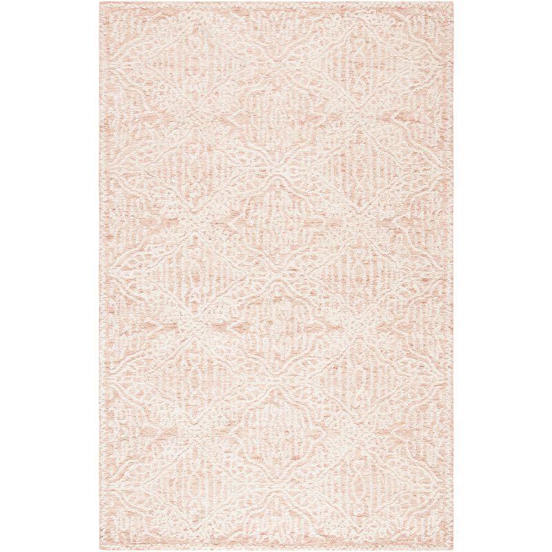 Capri CPR613 Hand Tufted Area Rug - Rust/Ivory - 5'x8' - Safavieh.