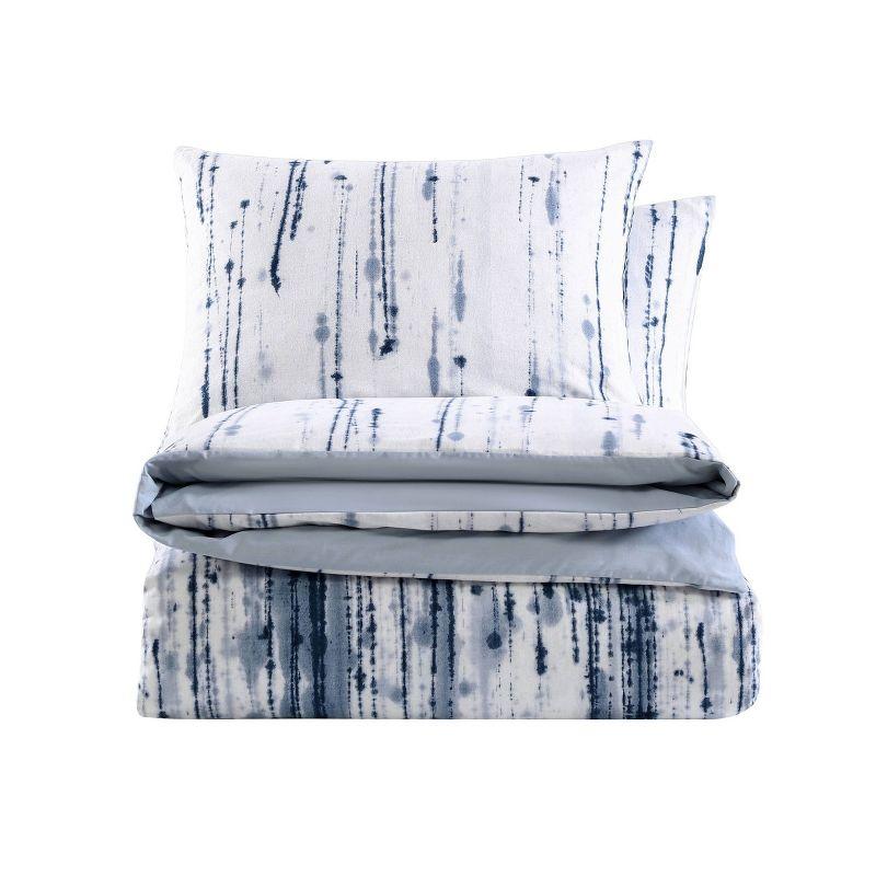 Sokal Indigo Blue Cotton Full/Queen Duvet Cover Set