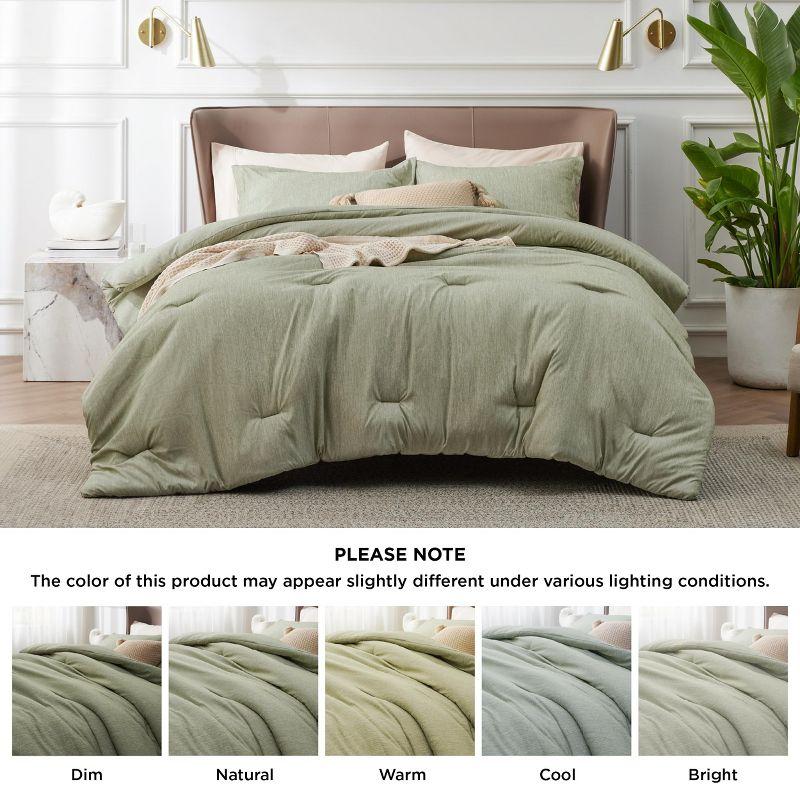 Bedsure Bedsure Cationic Dyed Comforter Set Dorm Bedding