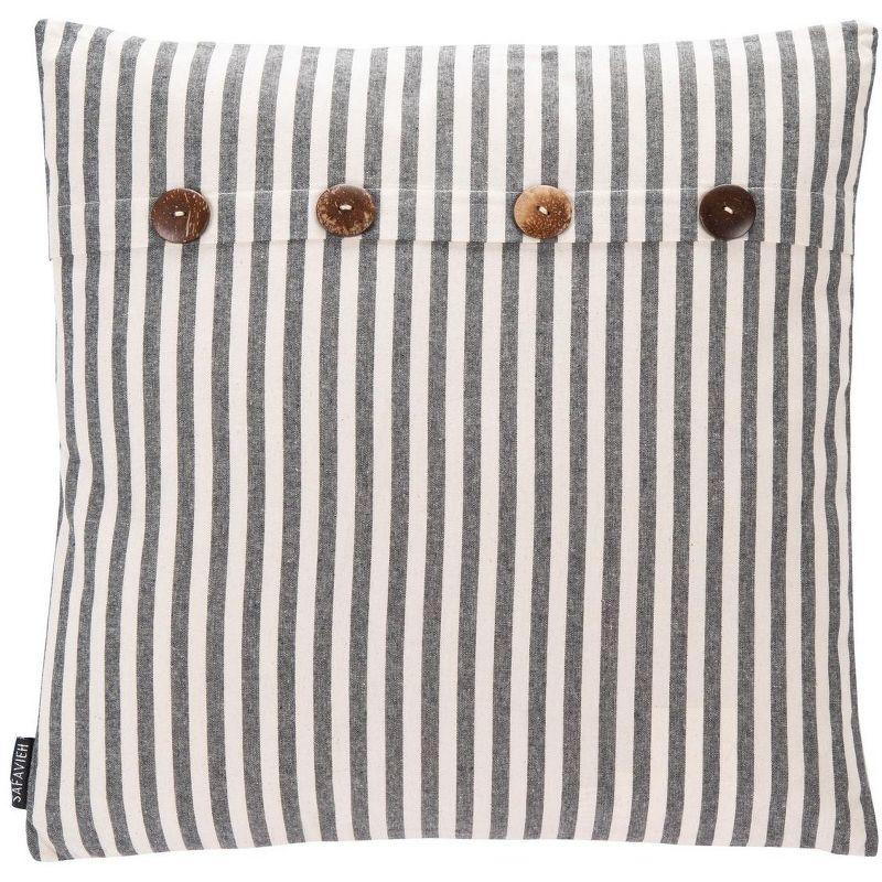 Kensing Buttons Cotton Throw Pillow