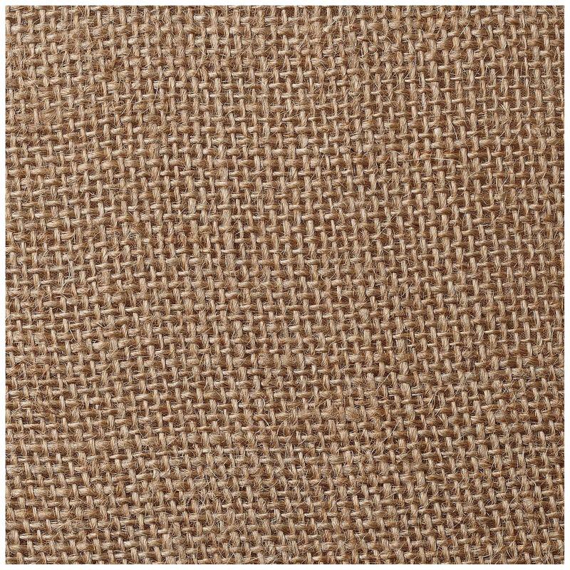 Springcrest Natural Burlap Medium Drum Lamp Shade 13" Top x 16" Bottom x 11" Slant x 10.75" High (Spider) Replacement with Harp and Finial