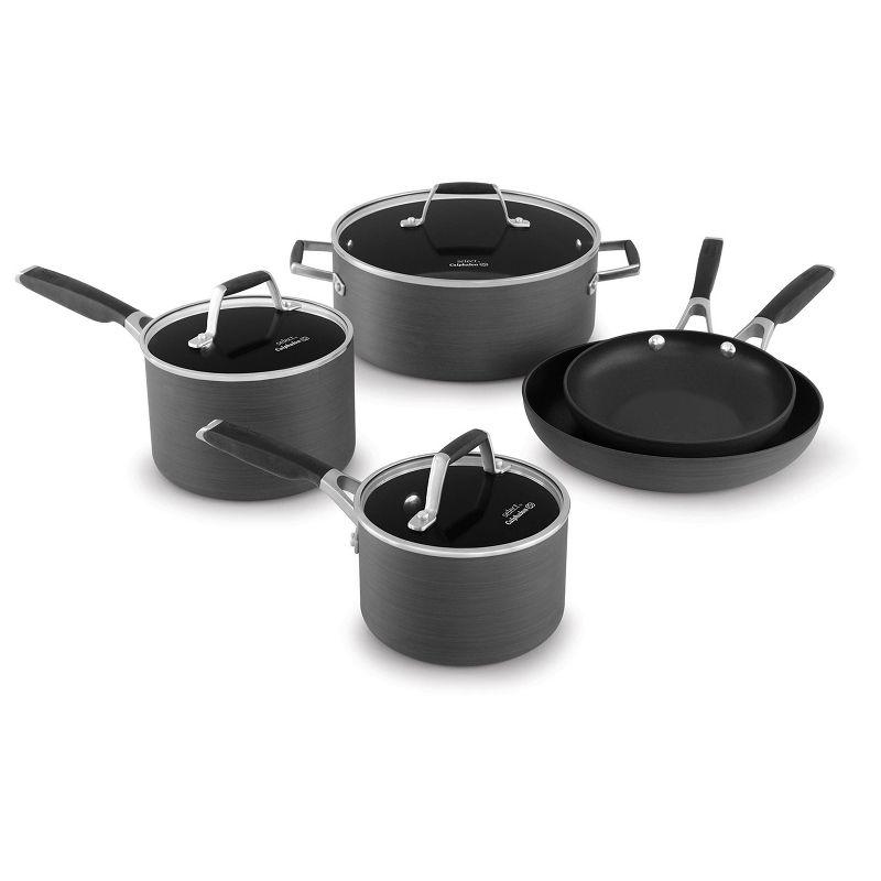 Calphalon 8-Piece Hard-Anodized Nonstick Cookware Set with AquaShield