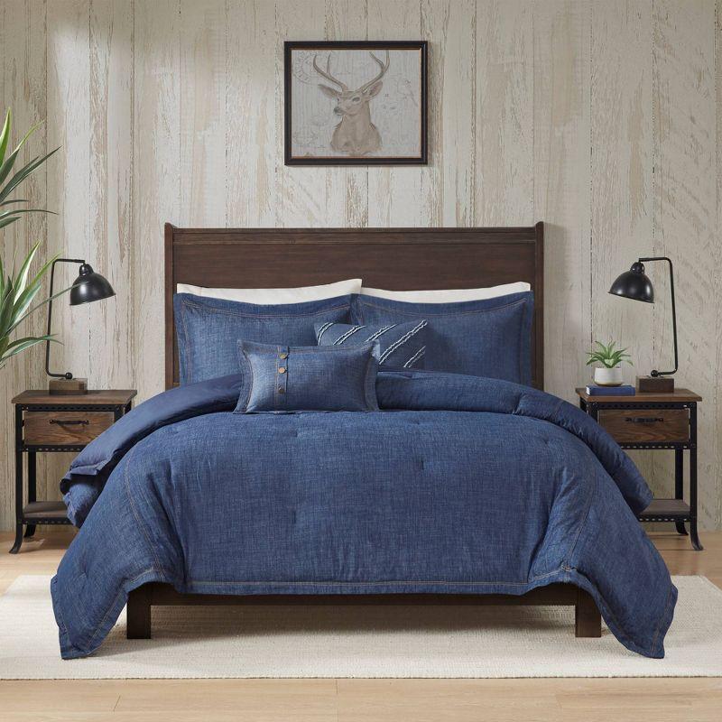 Perry Oversized Denim Comforter Set