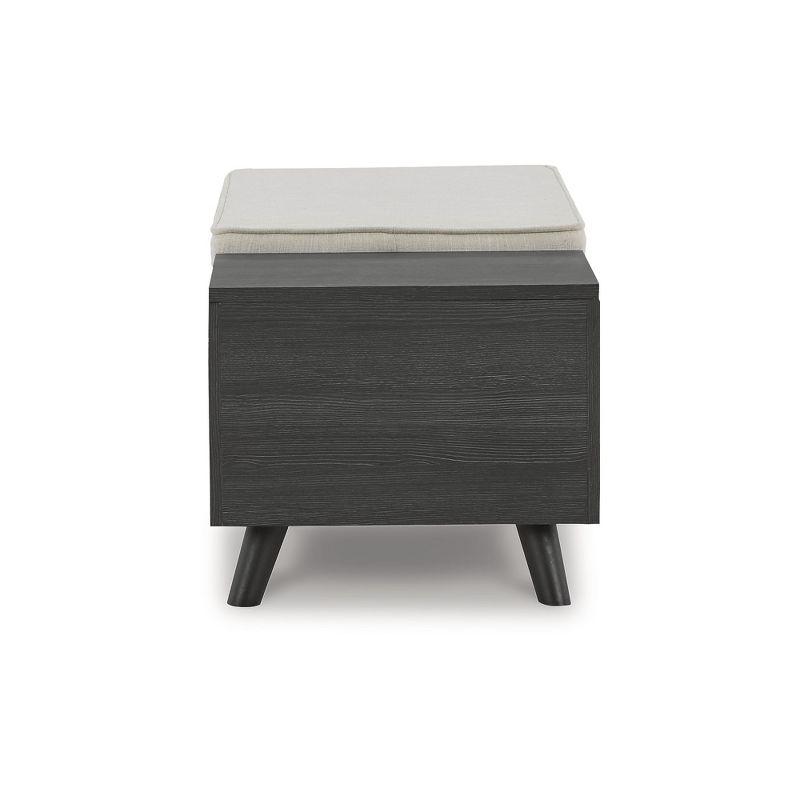 Loon Peak® Kadira Polyester Upholstered Storage Bench