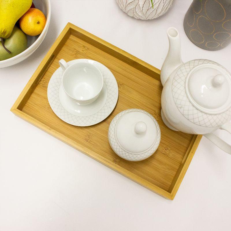 Eco-Friendly Bamboo Serving Tray 14.5" x 9.5"