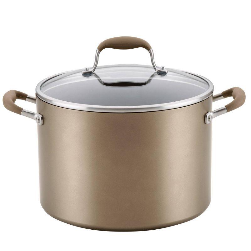 Anolon Anolon Advanced Home Hard Anodized Nonstick Stockpot With Lid, 10 Quart