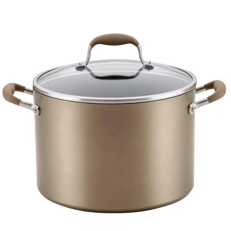 Anolon Advanced Home Hard Anodized Nonstick Stockpot With Lid, 10 Quart