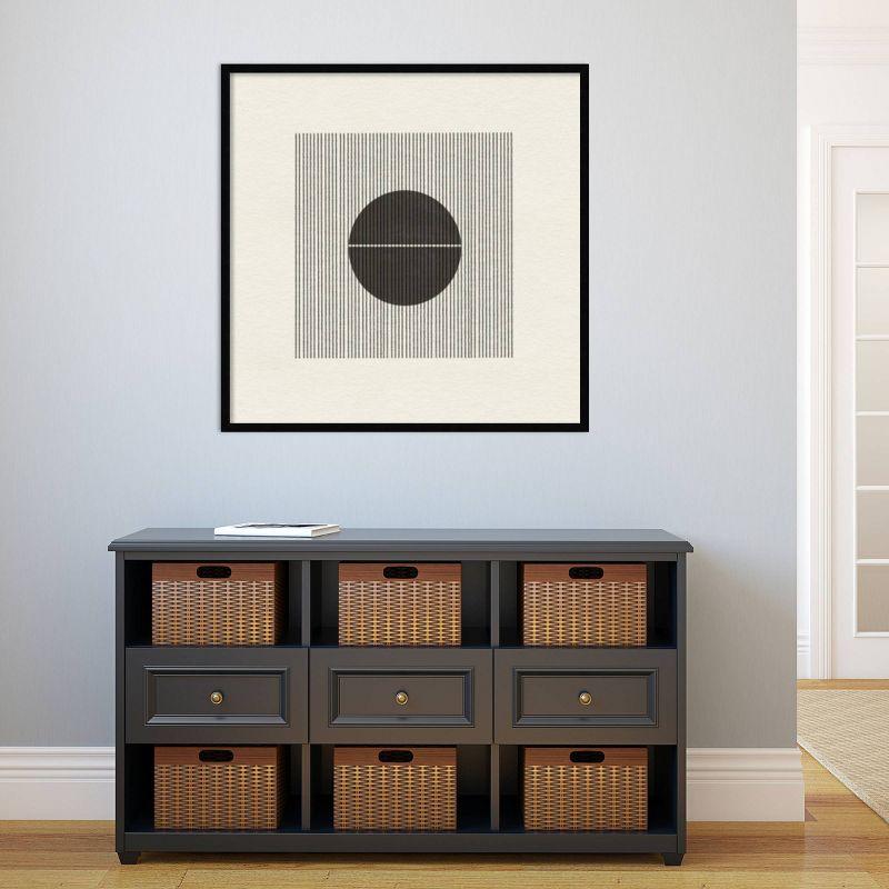 33" x 33" Paper Object No 5 by The Miuus Studio - Amanti Art: Modern Abstract Giclee Print, Hardwood Frame