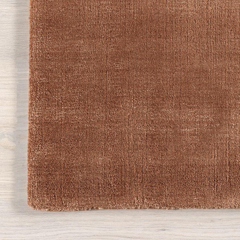 Nuloom Arrel Speckled Wool-Blend Area Rug, 4' x 6', Brick