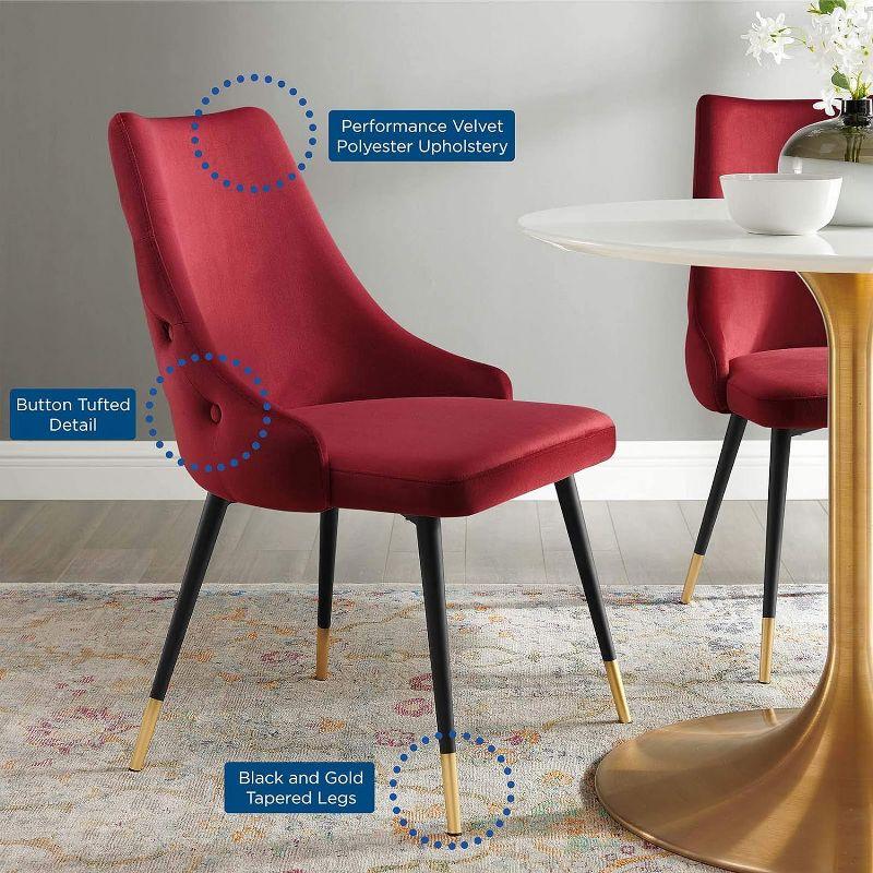 Modway Adorn Tufted Performance Velvet Dining Side Chair