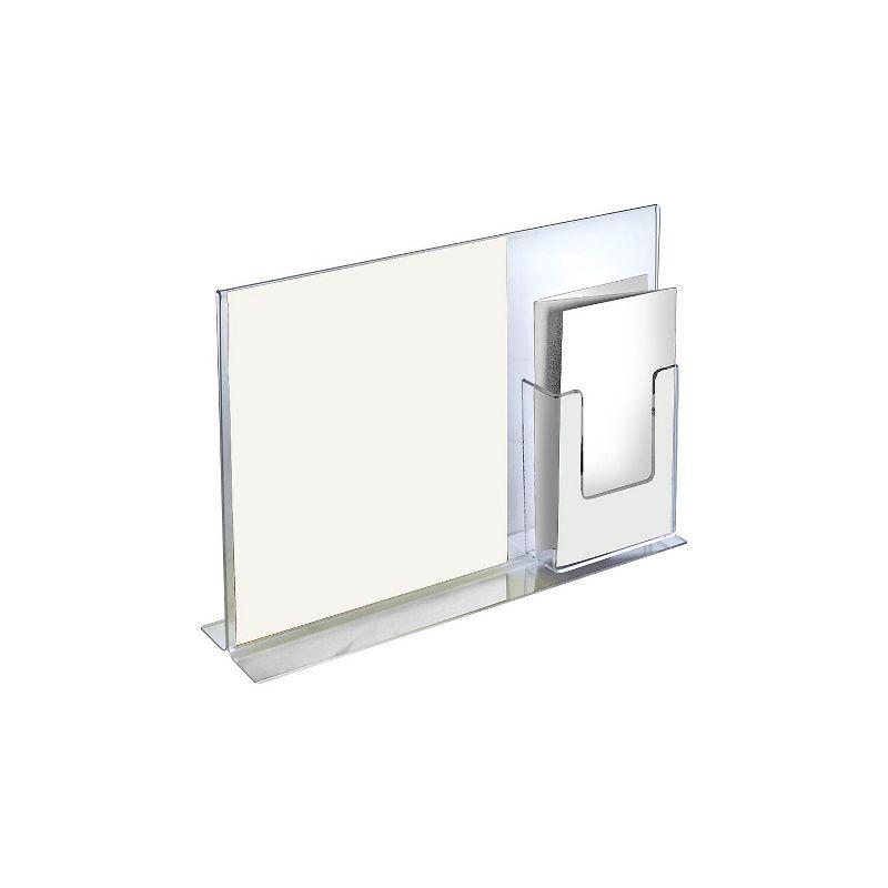 Azar Sign Holders 8.5" x 11" Clear Acrylic 2/Pack (252053)