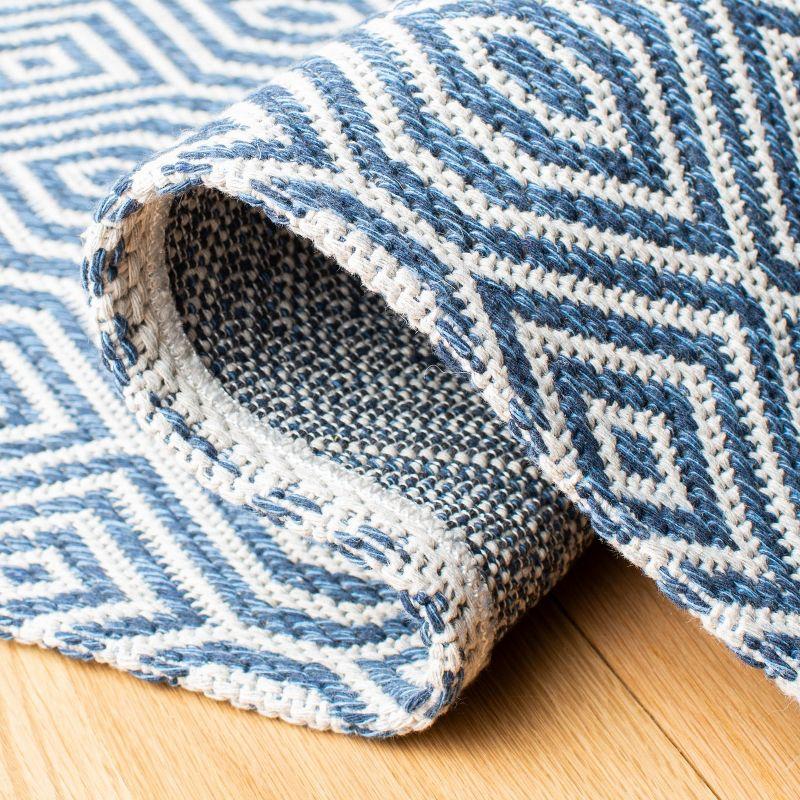 Augustine AGT401 Power Loomed Runner Rug - Navy/Light Grey - 2'x8' - Safavieh.