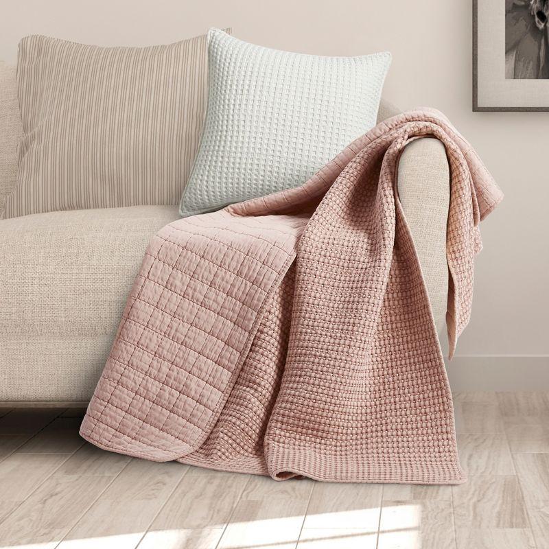 Mills Waffle Quilted Throw - Levtex Home