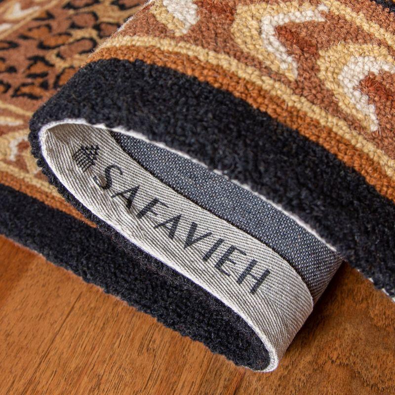 Chelsea HK15 Handmade Area Rug - 9'x12' - Black/Brown - Safavieh