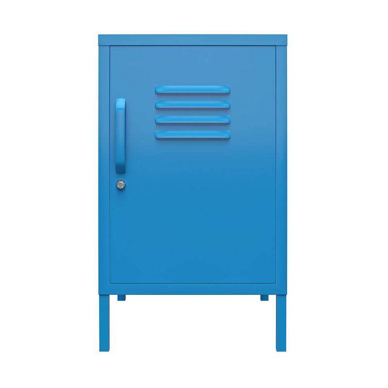 Cache Metal Locker End Table with Storage